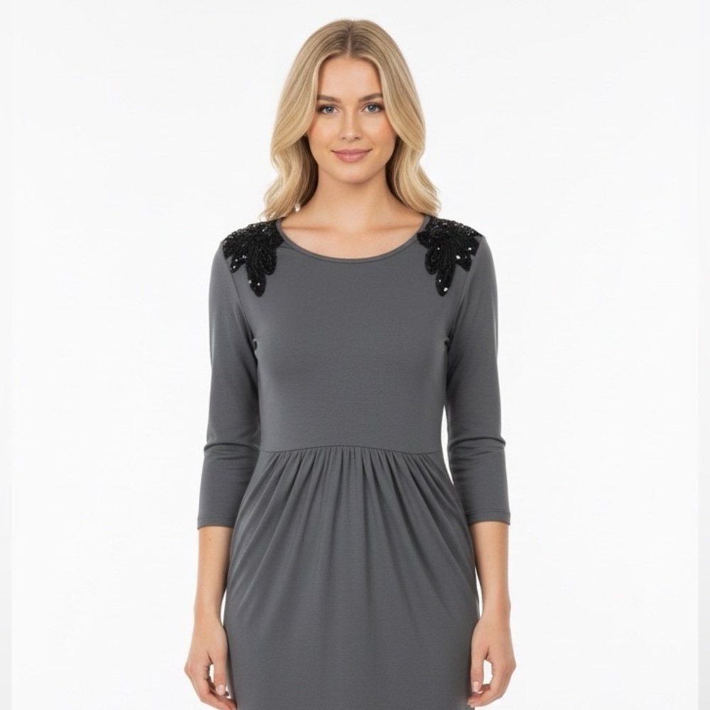 Karlie size small grey sequin cocktail dress